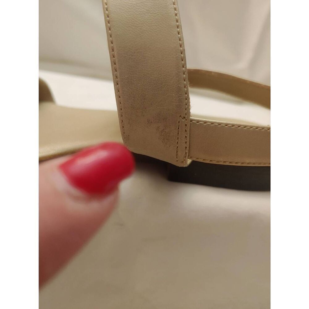 Maine Woods Women's Size 6.5M Beige Pearl Strap Sandal - Picture 7 of 11